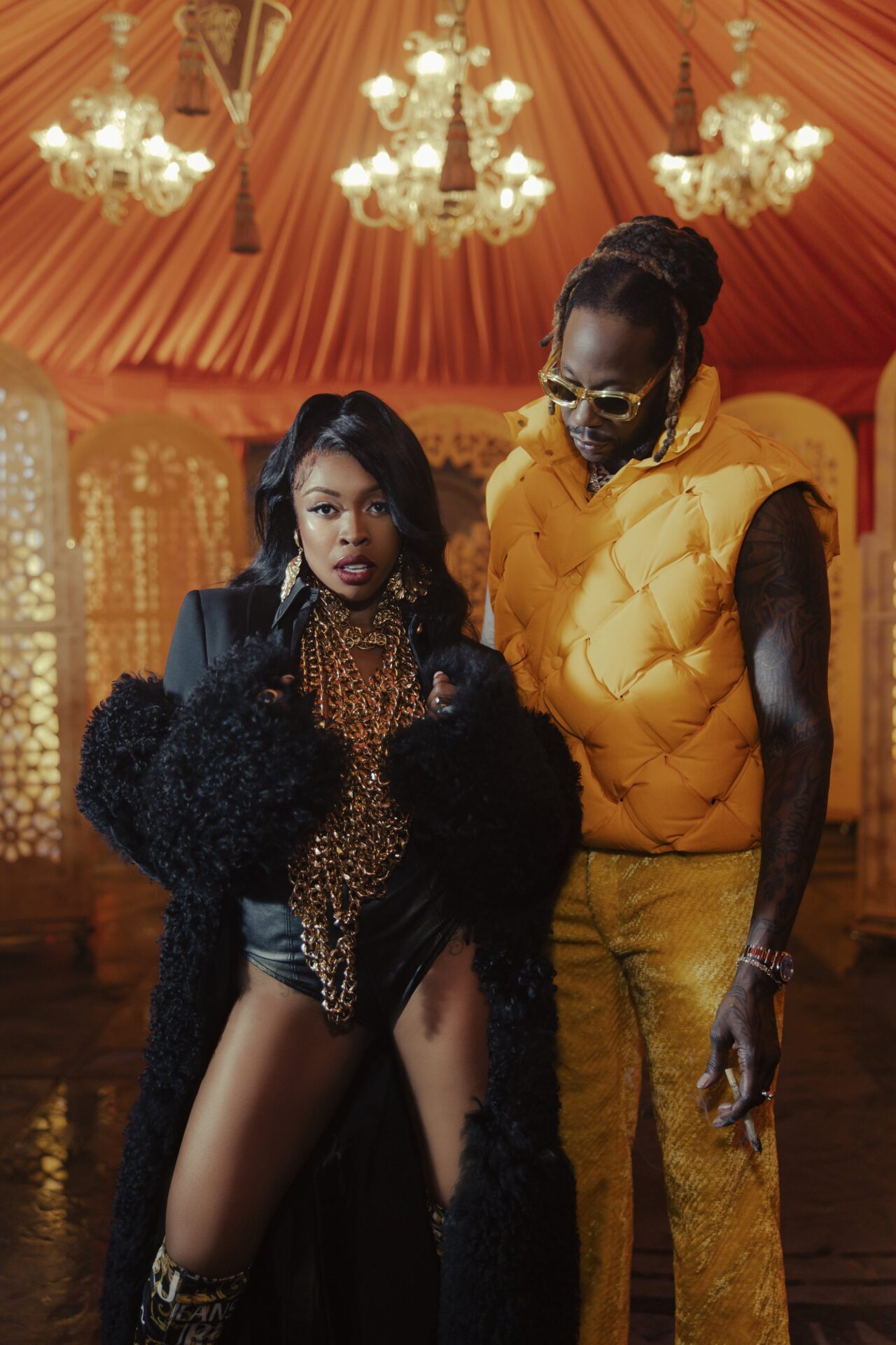 Tink releases a video for his new song "Cater" with 2 Chainz.