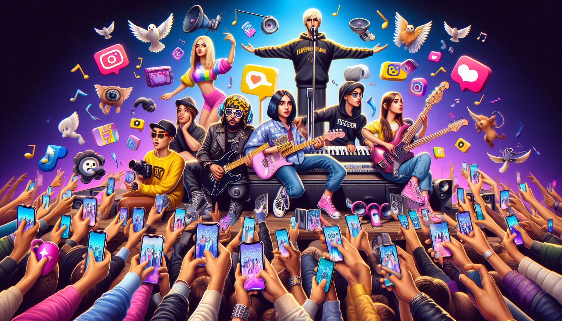 How Social Media Influencers are Shaping the Music Industry: The Rise of TikTok, Instagram, and YouTube Stars