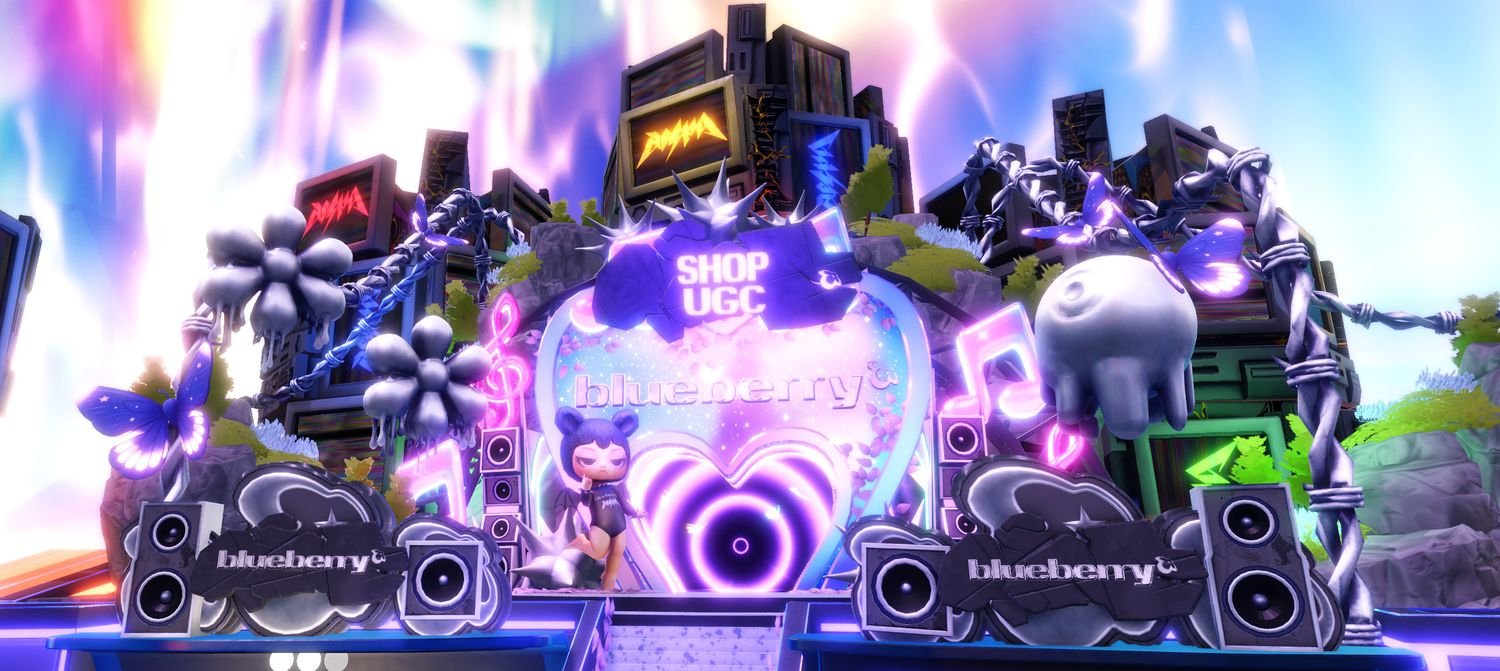 Blueberry has unveiled its new Roblox Fashion Stage, headlined by K-pop powerhouse Aespa